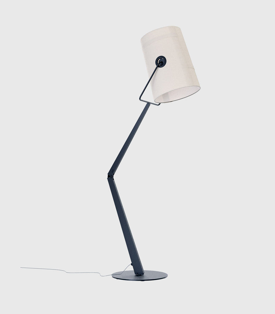 Lodes Fork Floor Lamp in Anthracite/Ivory