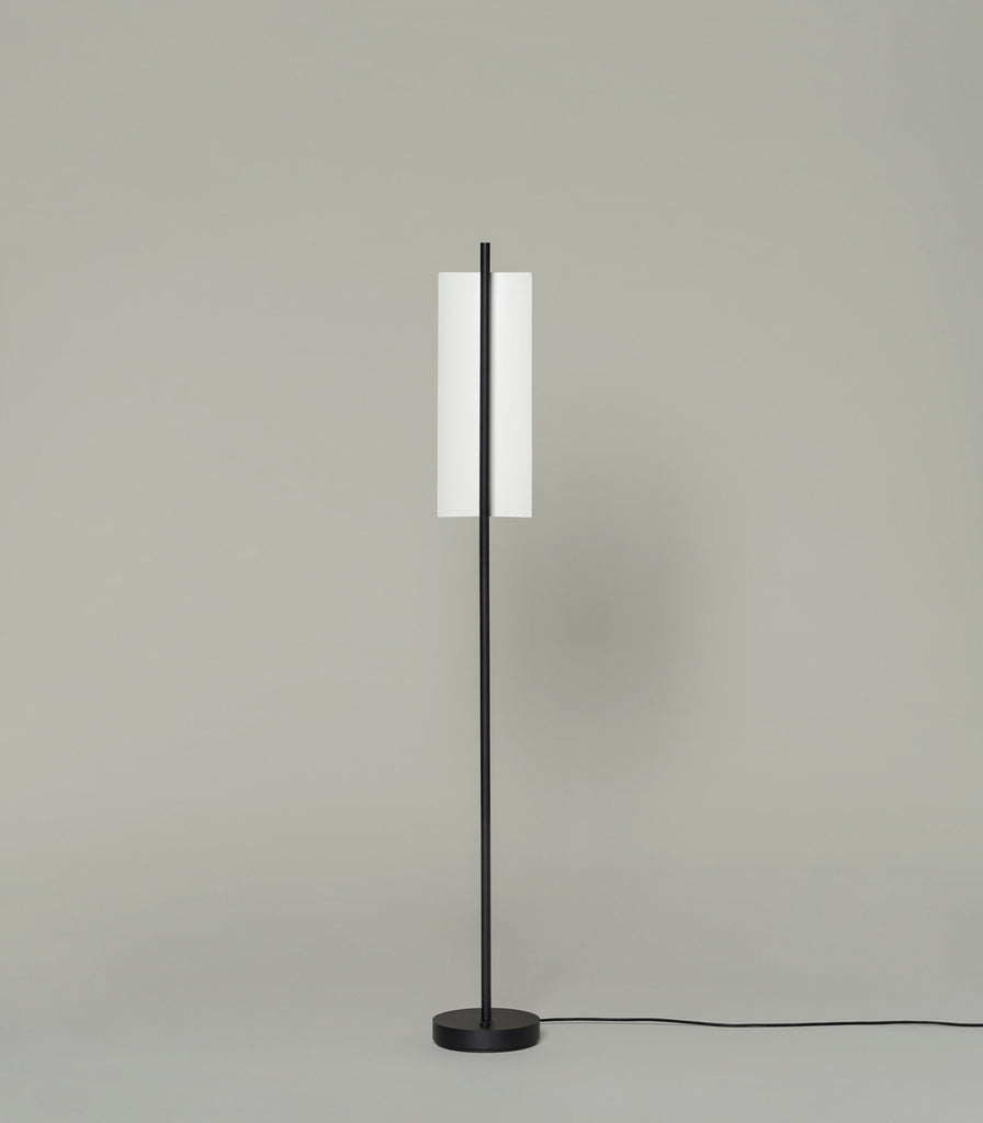 Santa & Cole Lamina 45 Floor Lamp in White Grey/ Matte Black