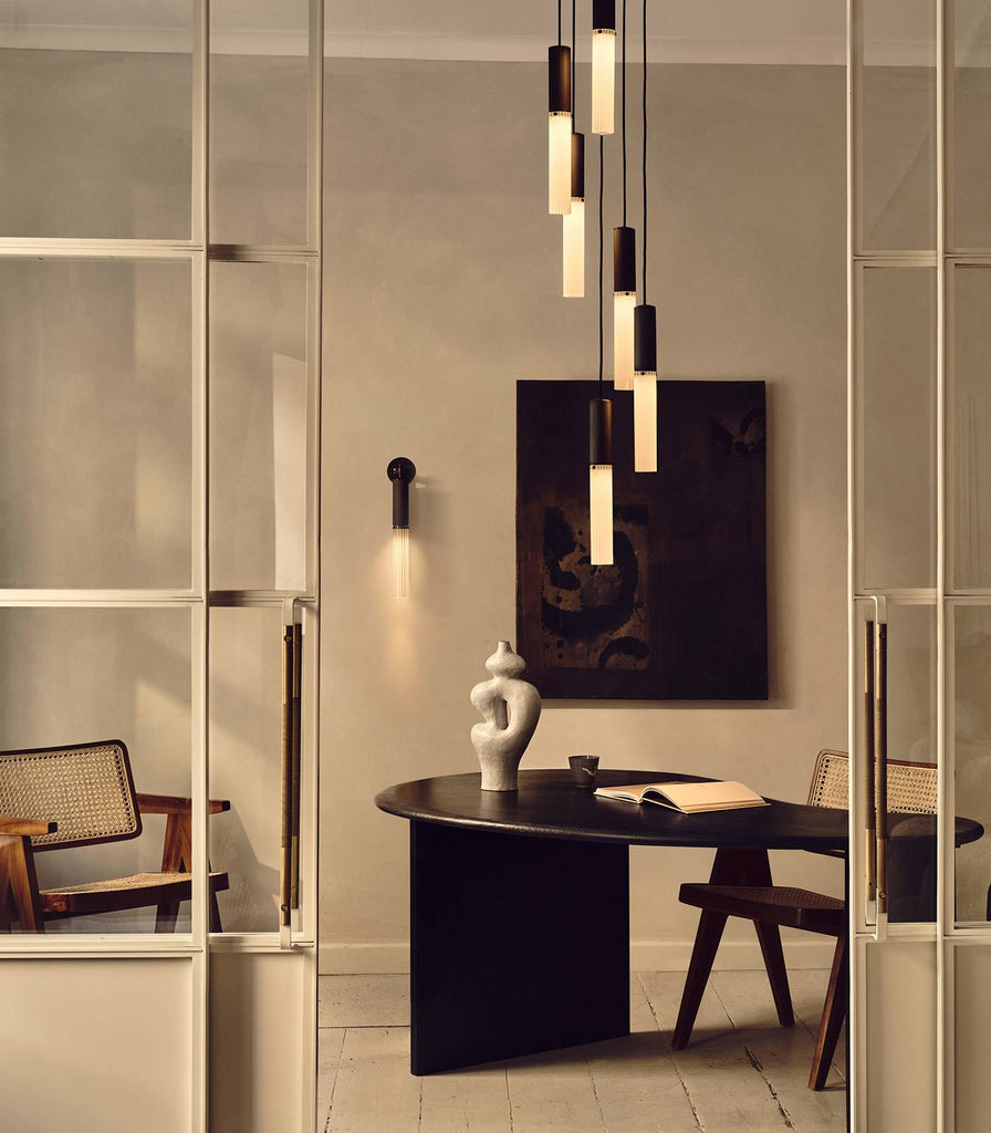 J. Adams & Co.  Flume 6lt Pendant Light featured in an interior space