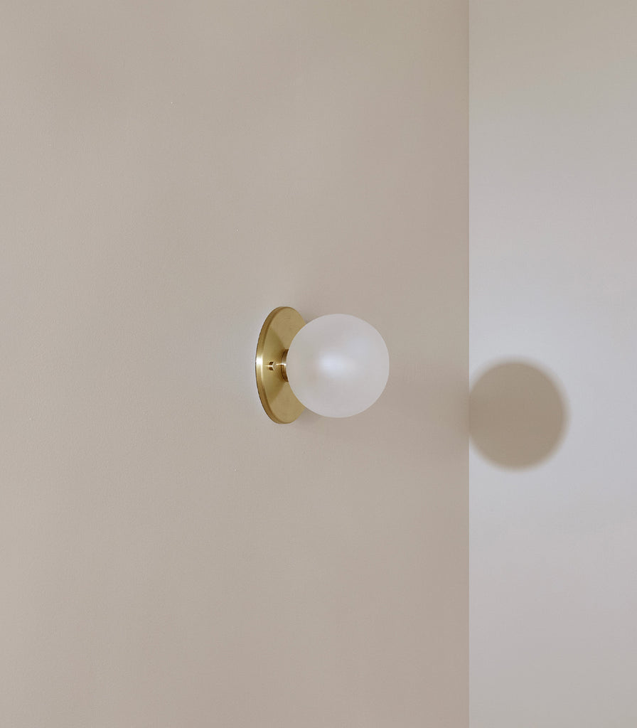 Marz Designs Orb Surface Wall Light featured within interior space