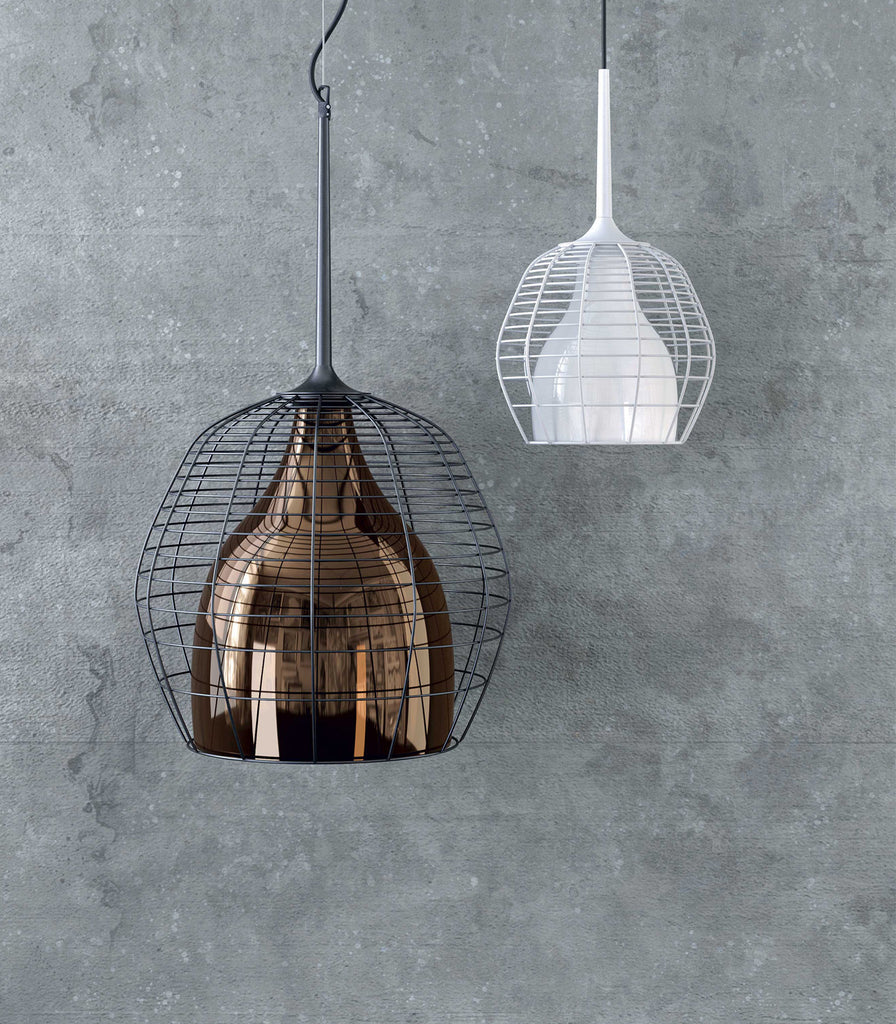 Lodes Cage Pendant Light featured within interior space