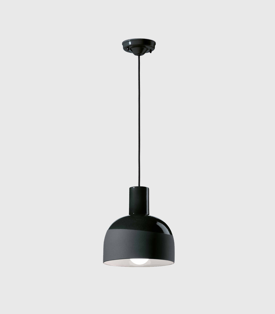 Ferroluce Caxixi Pendant Light  in Carbon Black