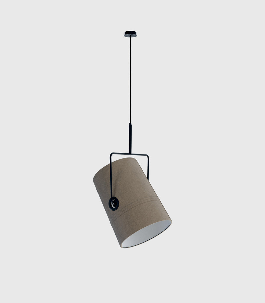 Lodes Fork Pendant Light in Large/Anthracite/Grey
