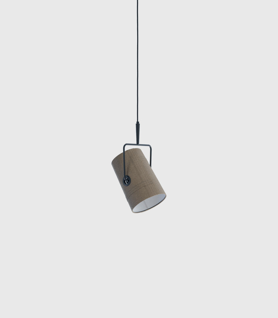 Lodes Fork Pendant Light in Small/Anthracite/Grey