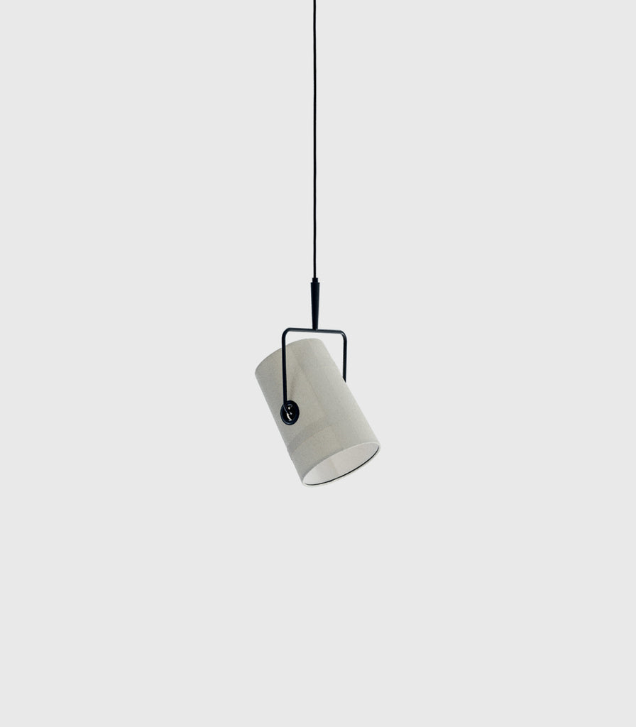 Lodes Fork Pendant Light in Small/Anthracite/Ivory