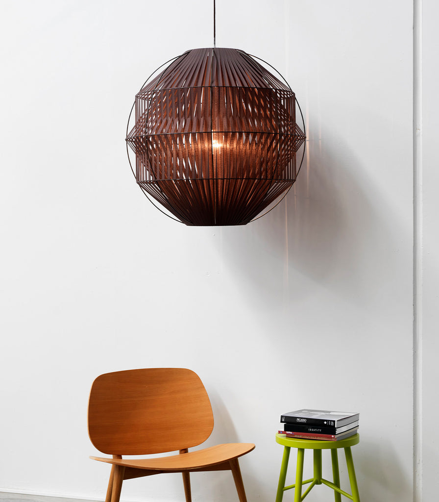 Ilanel Kahdu Sphere Pendant Light featured within interior space