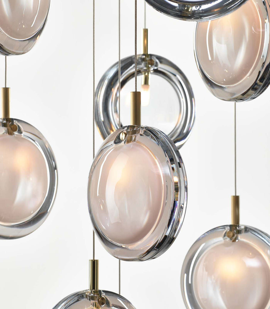 Bomma Lens Pendant Light featured within interior space