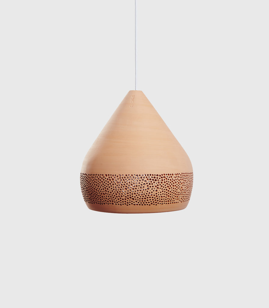 Klaylife Sponge Oh Pendant Light in Small/Terracotta