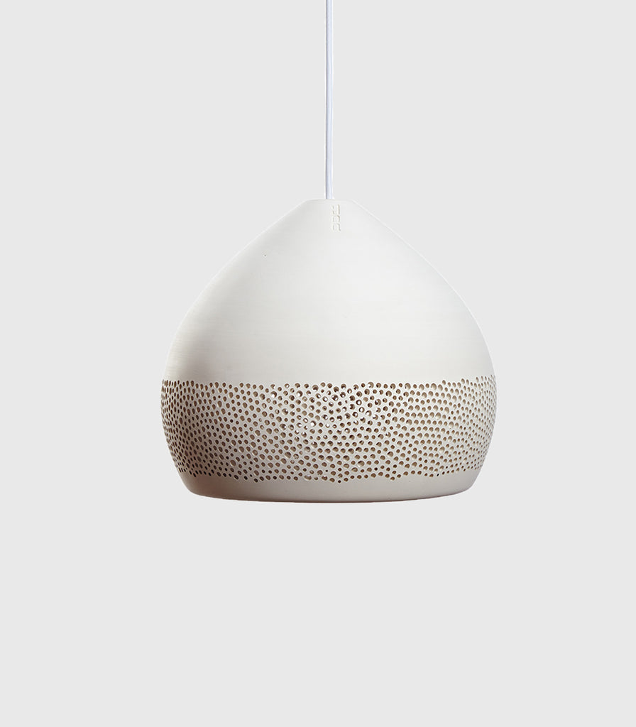 Klaylife Sponge Oh Pendant Light in Large/White