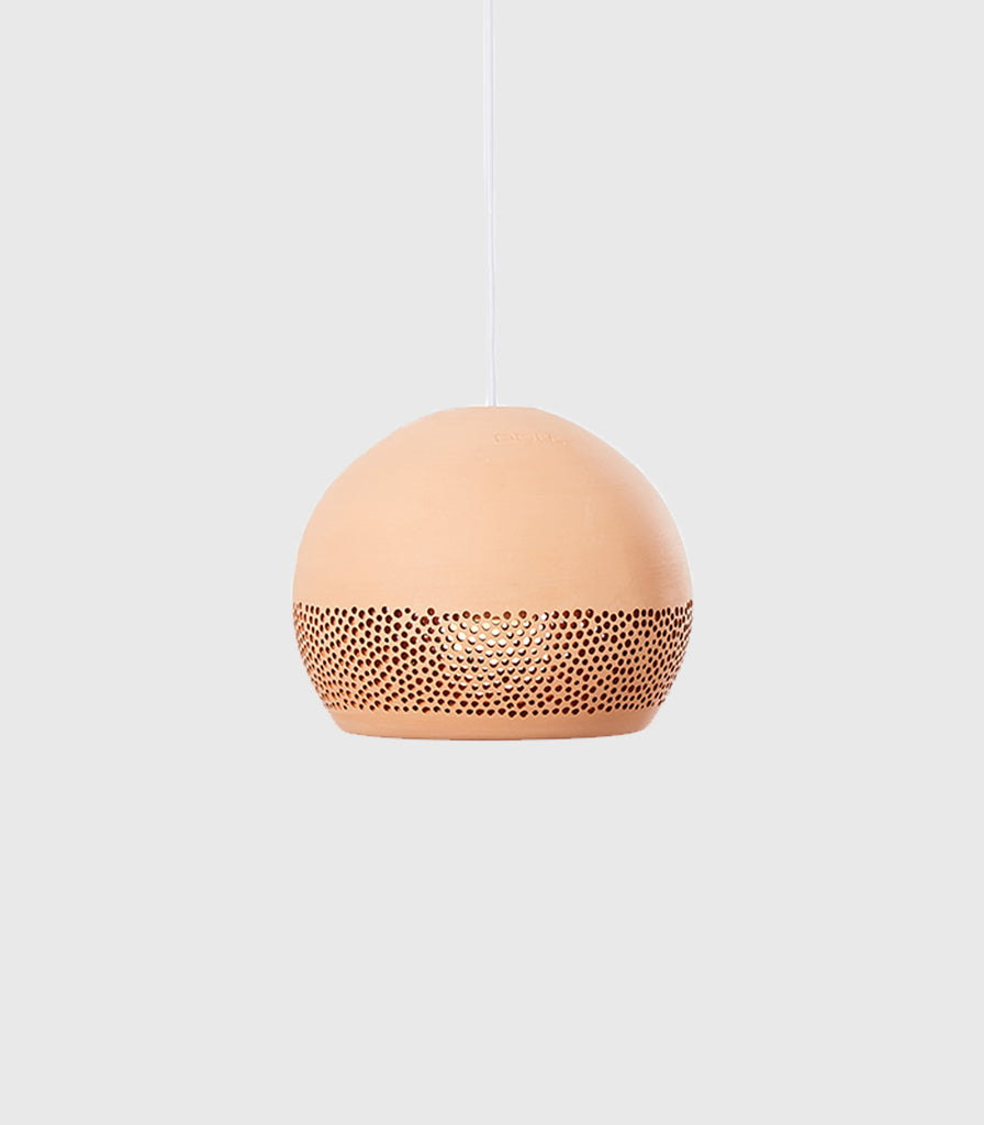 Klaylife Sponge Ro Pendant Light in Medium/Terracotta