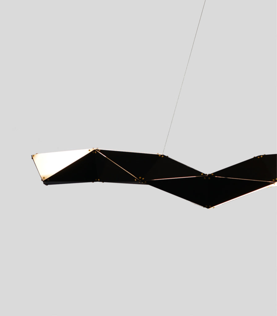 Ilanel Supernova Linear Pendant Light featured within interior space