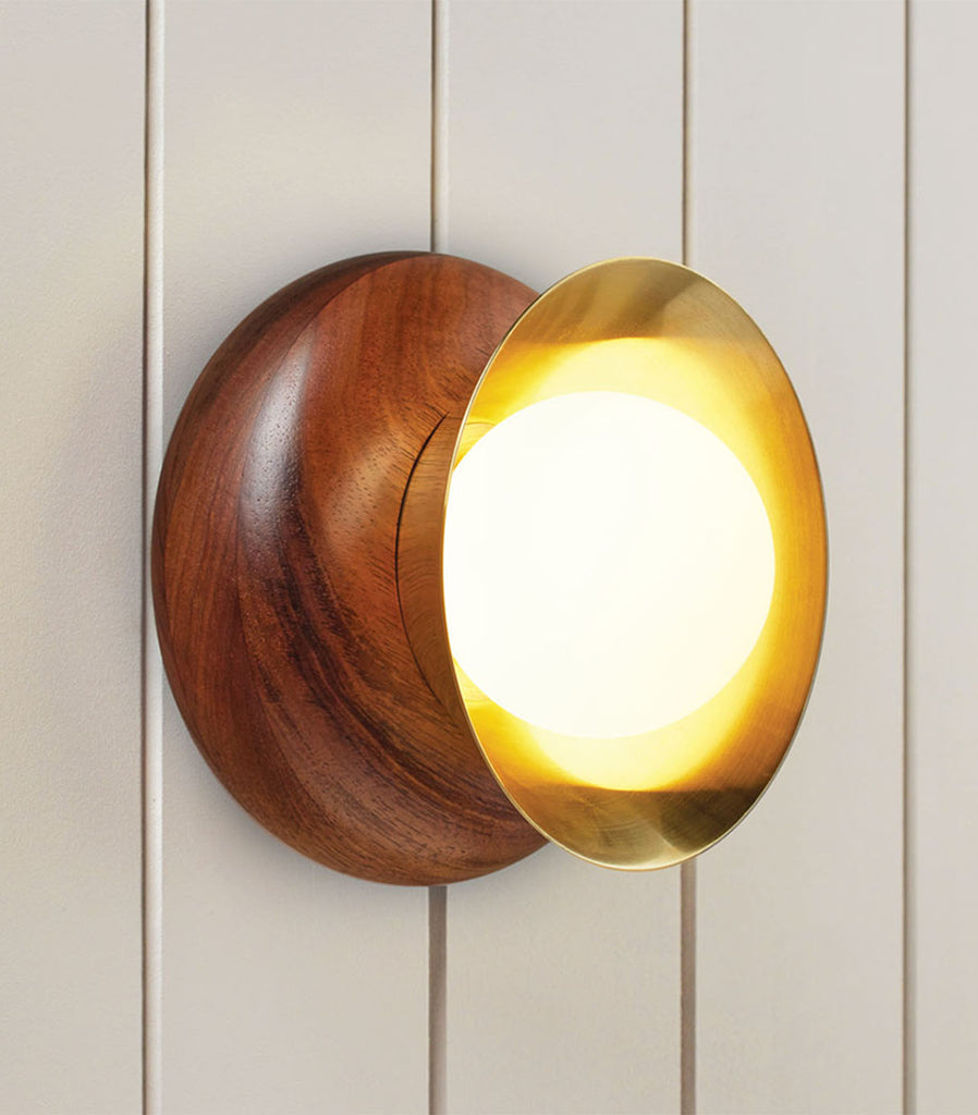 Fluxwood Sibling Wall Light featured within interior space