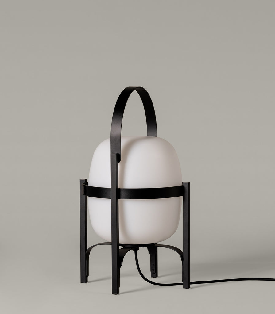 Santa & Cole Cesta Outdoor Table Lamp in Black