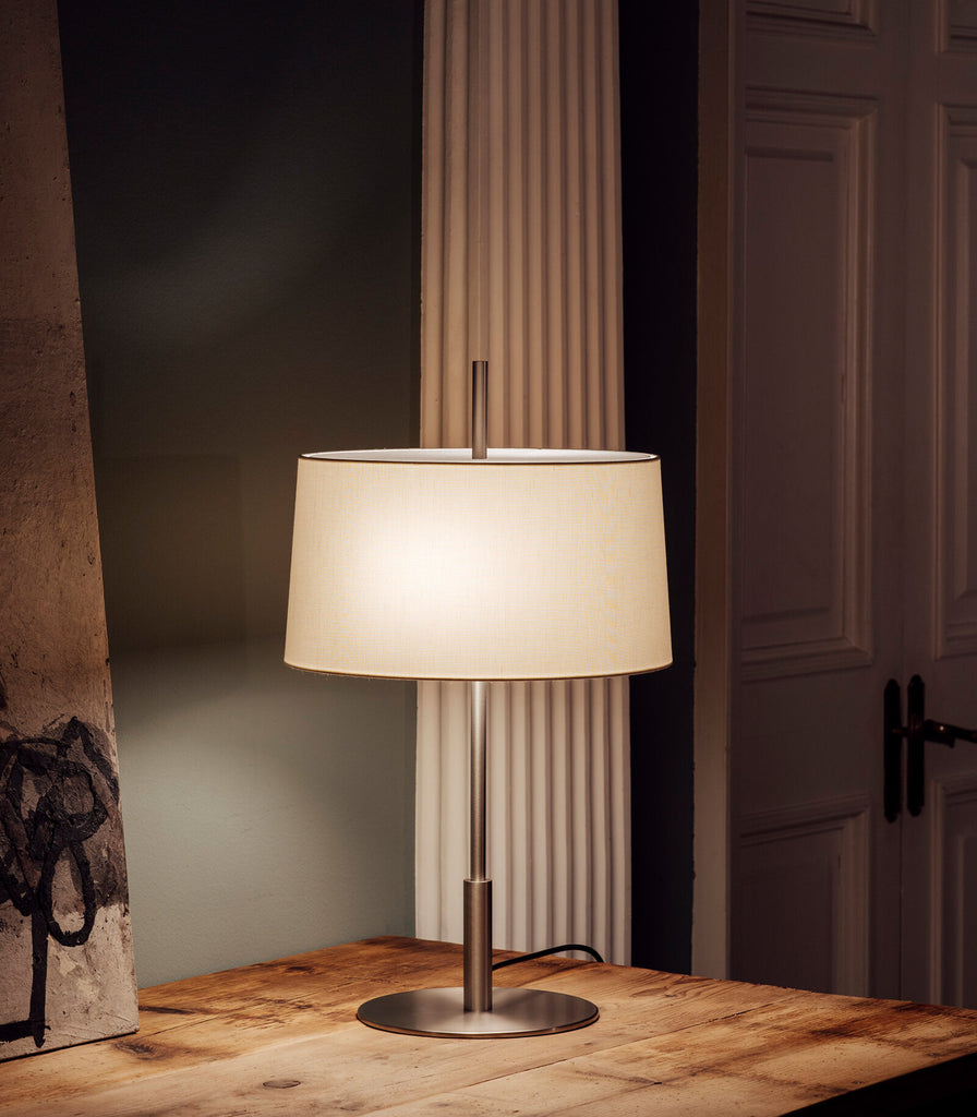 Santa & Cole Diana Table Lamp featured within interior space