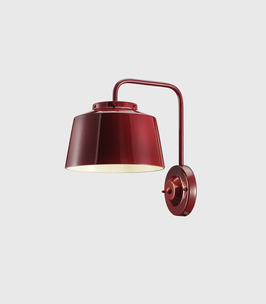 Ferroluce 50's Wall  Light in Bordeaux