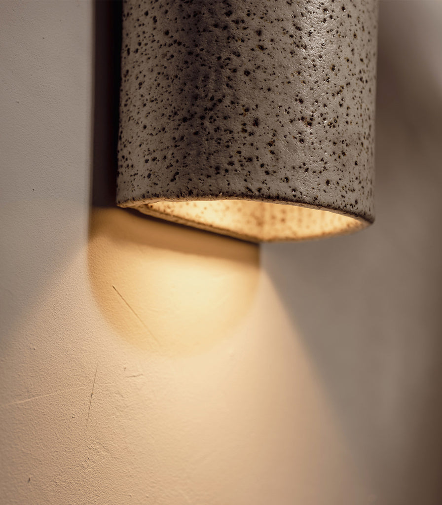 We Ponder Dusk Tall Wall Light featured within interior space