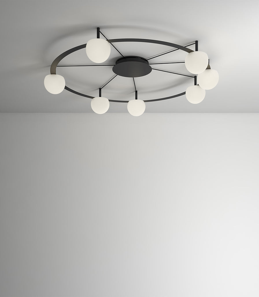 Estiluz Circ Semi-Flush 7lt Ceiling Light featured within interior space