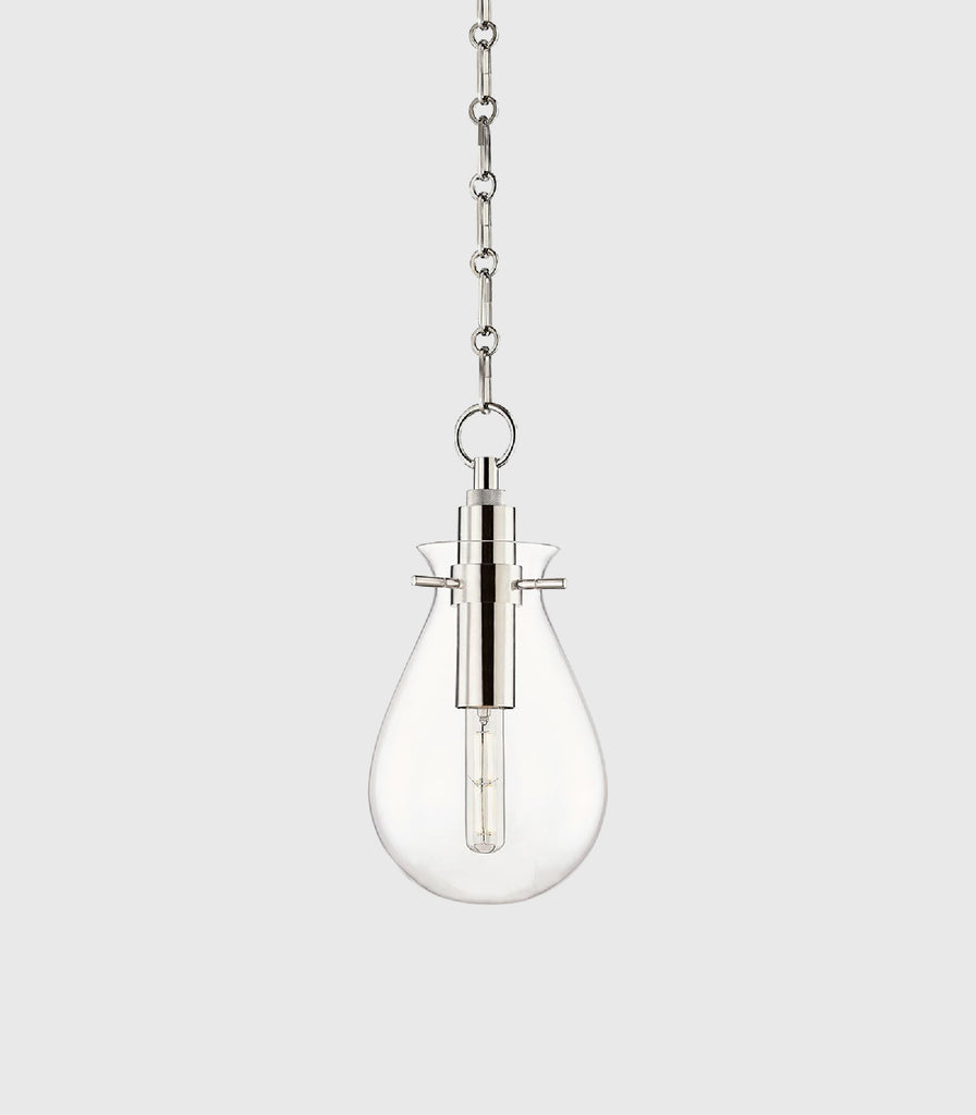 Hudson Valley Ivy Pendant Light in Small/Polished Nickel