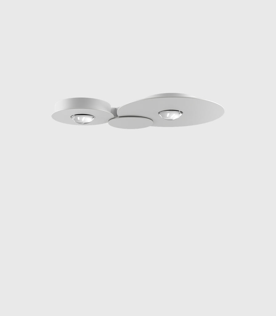 Lodes Bugia Ceiling Light in White/Double