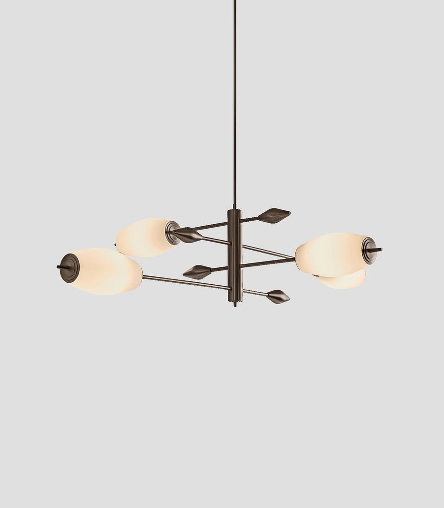 J. Adams & Co. Supernova 4lt Pendant Light in Bronze