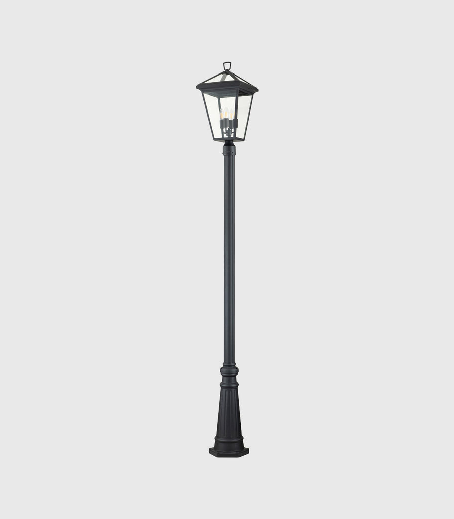 Elstead Alford Place 4lt Pole Light in museum black