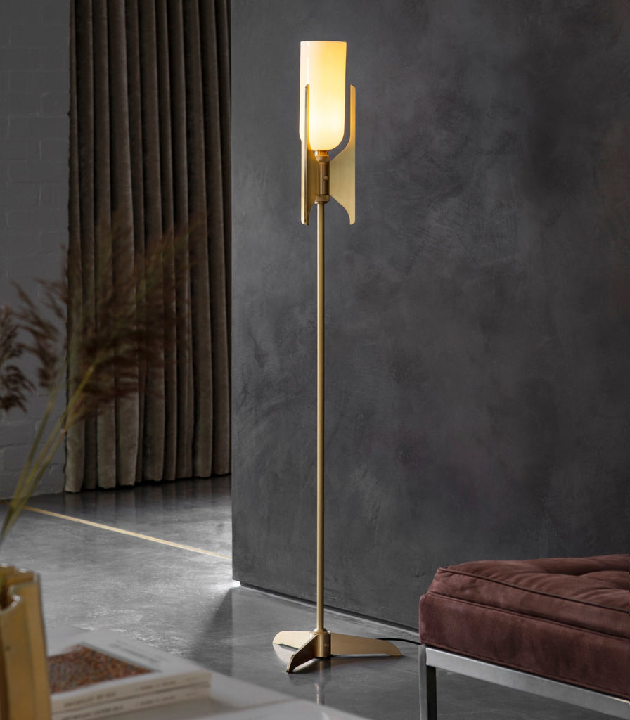 Bert Frank Pennon Floor Lamp featured within a interior space