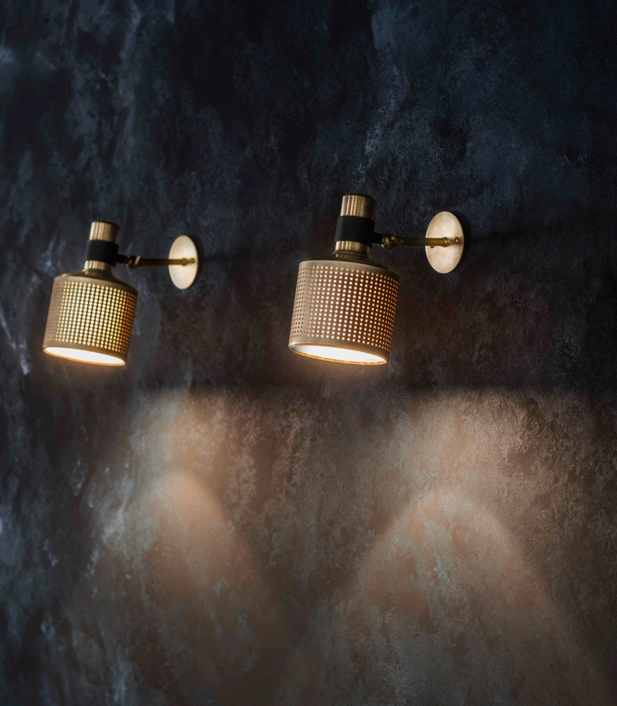 Bert Frank Riddle Wall Light featured within a interior space