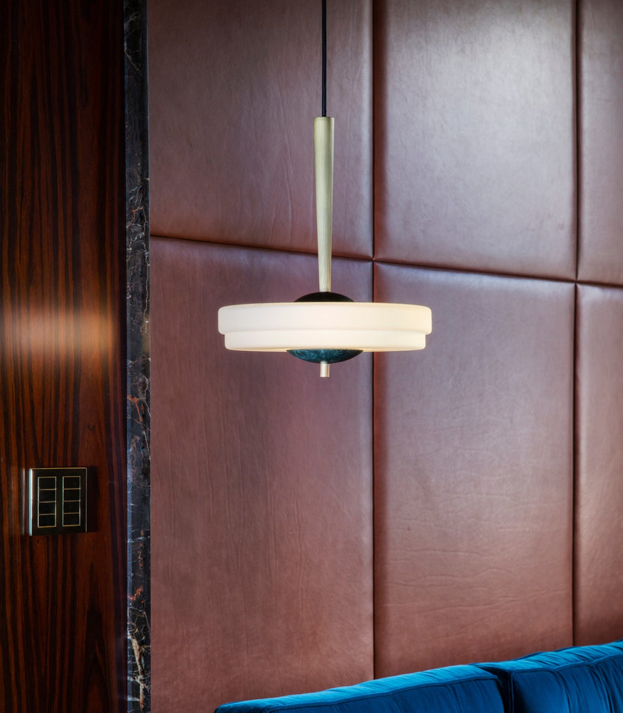 Bert Frank Trave Pendant Light featured within a interior space
