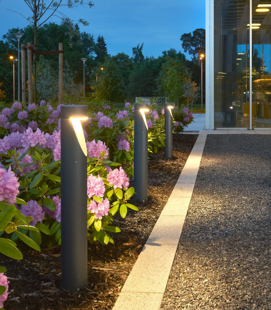 Norlys Oppland Bollard Light featured within a outdoor space