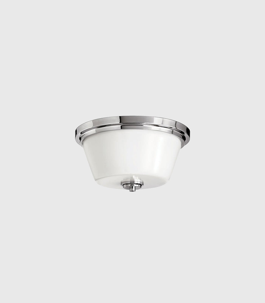Elstead Avon Bathroom Ceiling Light in Polished Chrome/White