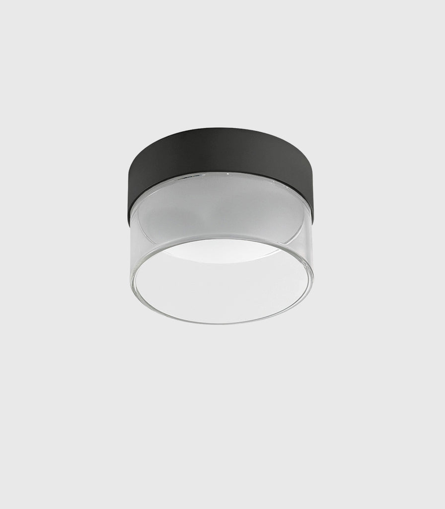 Linea Light Crumb Ceiling Light in Small / Black