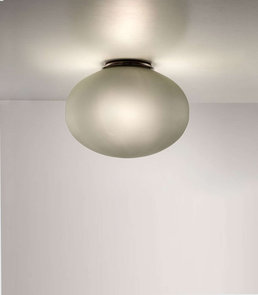 Siru Bolla Glass Ceiling Light in Smoked/Large