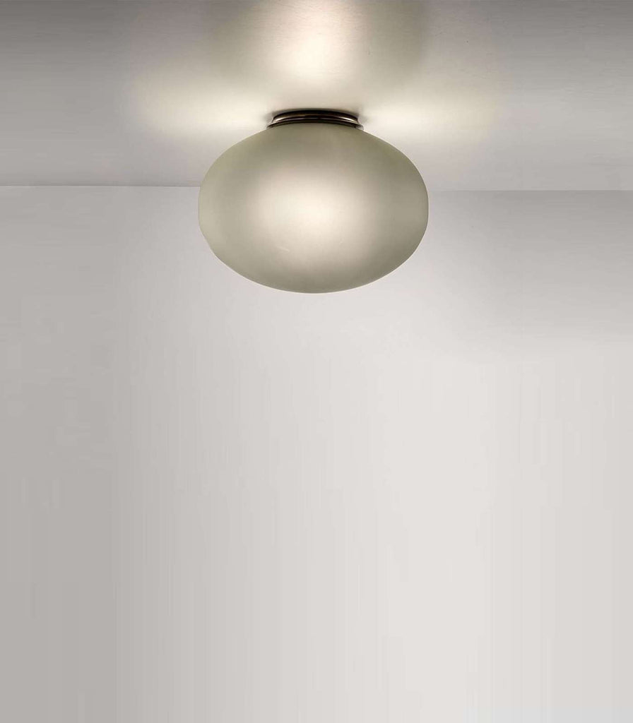 Siru Bolla Glass Ceiling Light in Smoked/Small