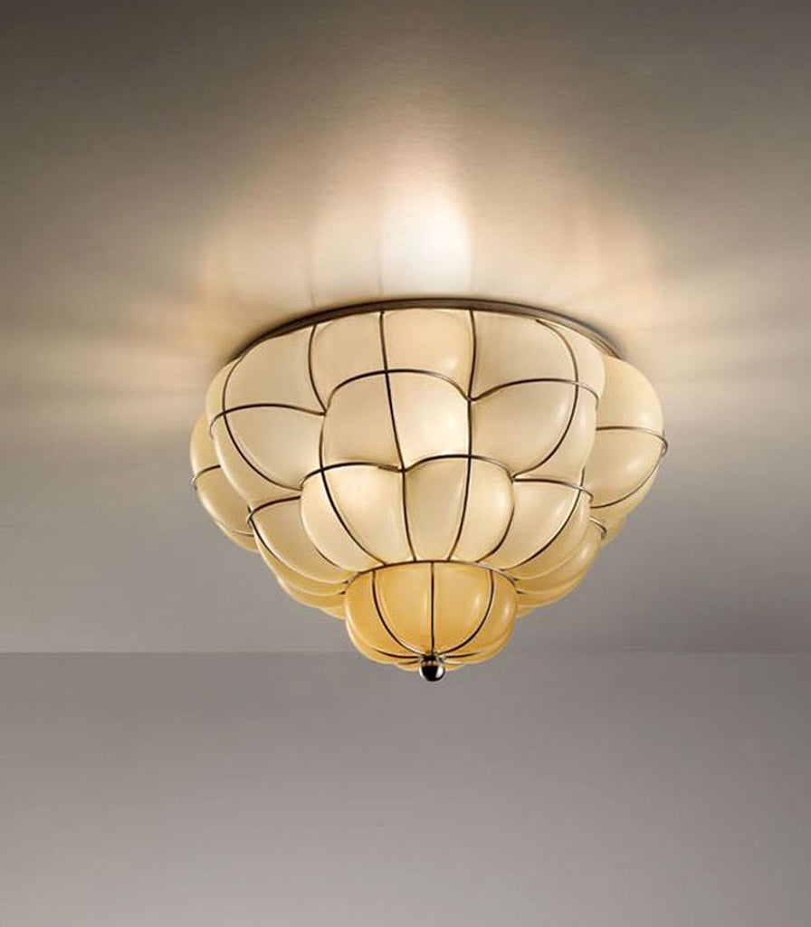 Siru Pouff Ceiling Light in Amber