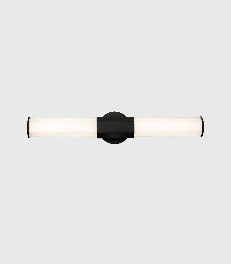 Elstead Facet Dual Wall Light in Matte Black