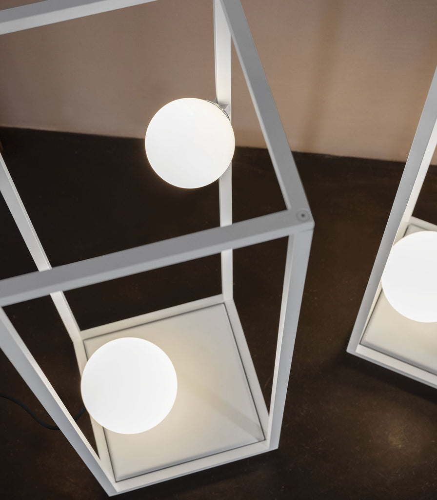 Karman Abachina Rechargeable Floor Lamp featured within a interior space
