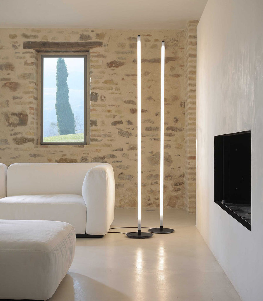 Karman Accipicchio Floor Lamp featured within a interior space