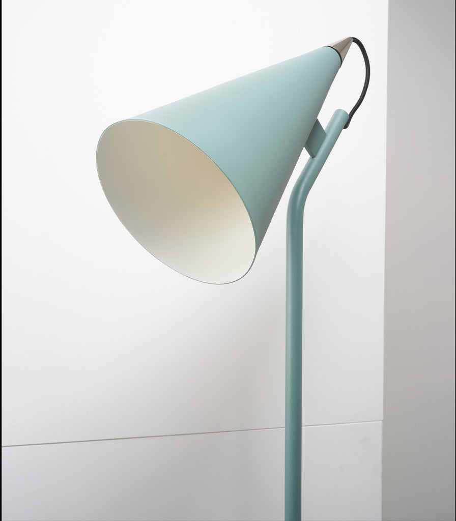 Jeena Floor Lamp by Zava in Arctic Green front view