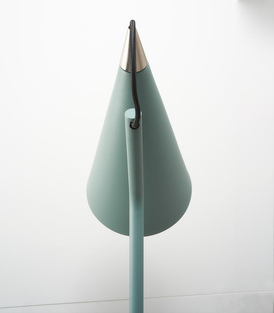 Jeena Floor Lamp by Zava in Arctic Green back view