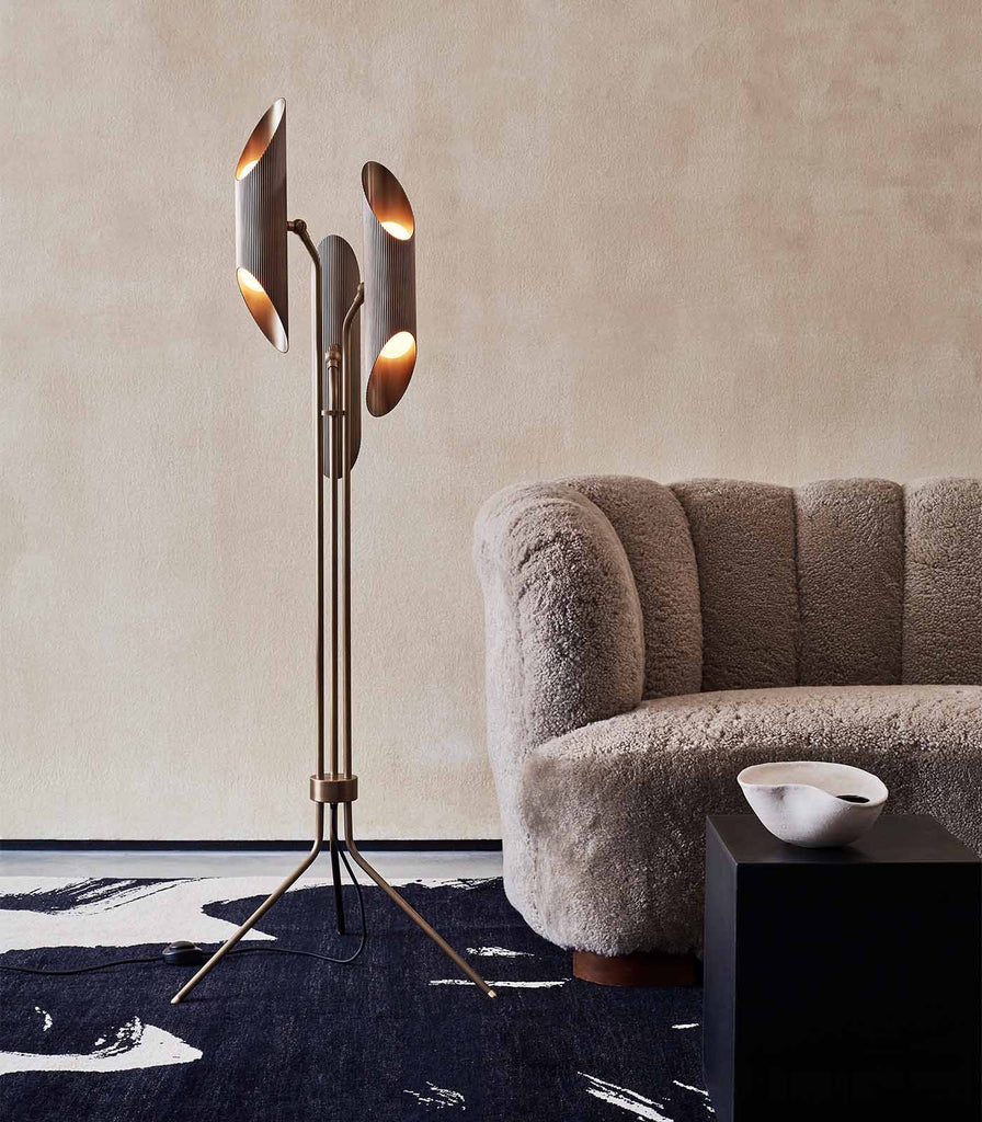 J. Adams & Co. Vector Floor Lamp featured in an interior space