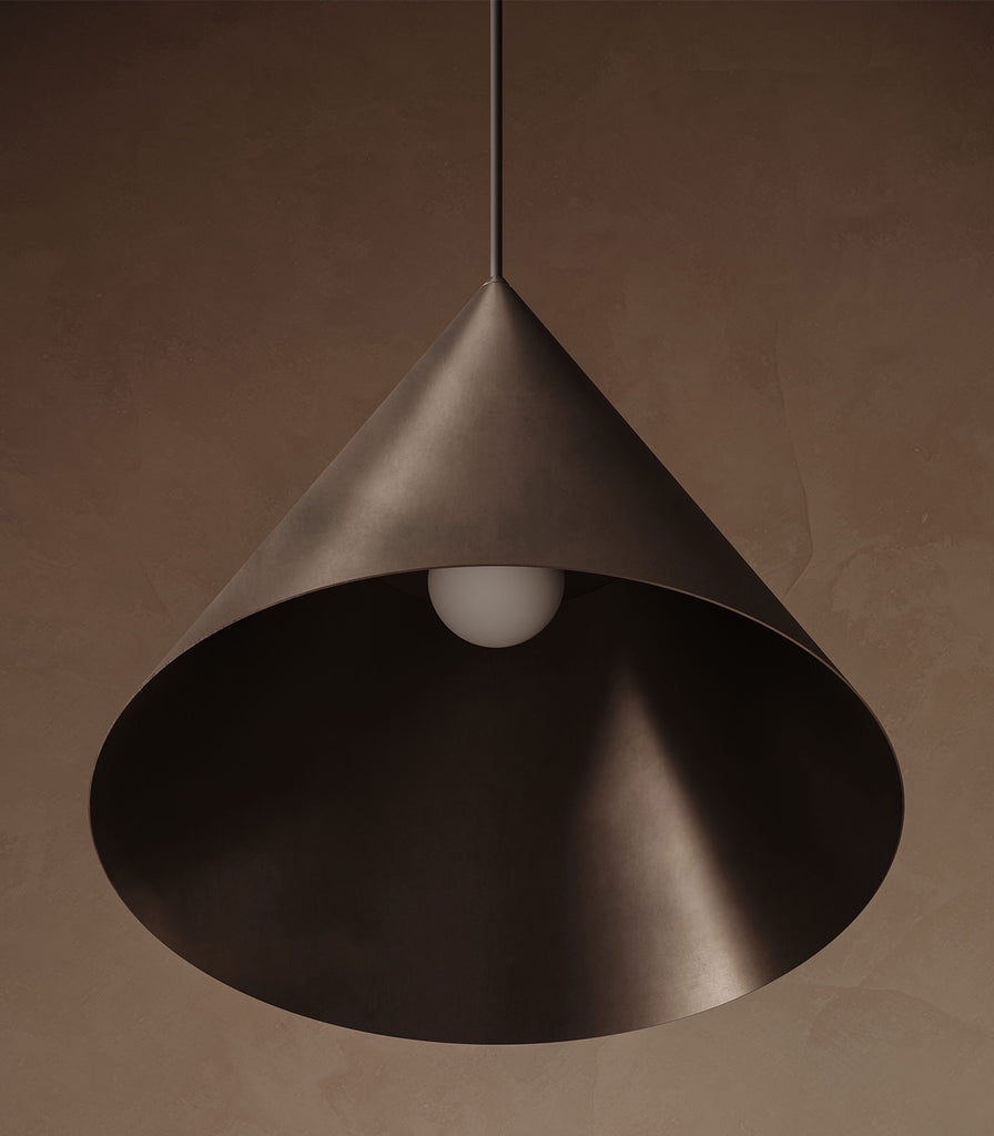 Il Fanale Cone Pendant Light featured within a interior space