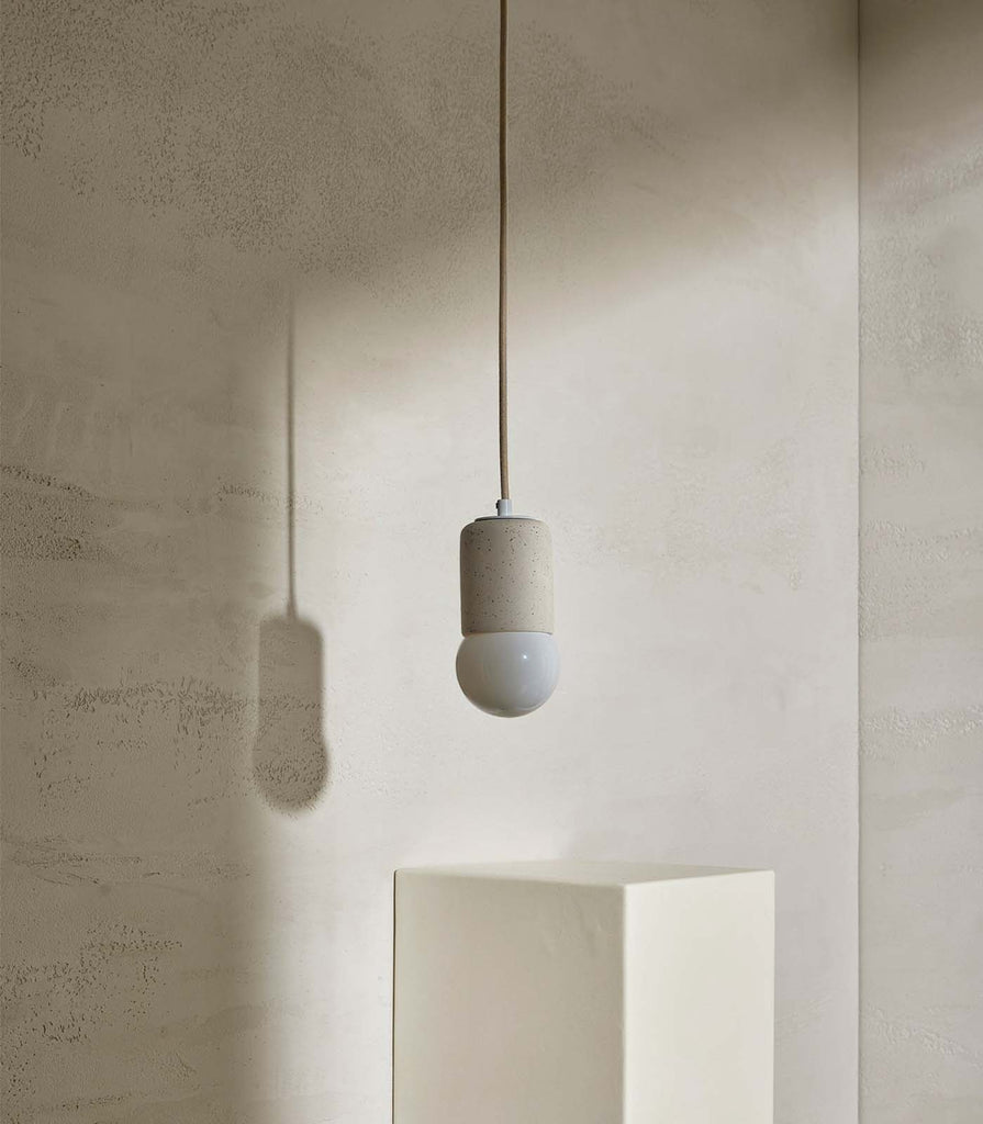 Marz Designs Terra Cylinder Pendant Light featured within interior space