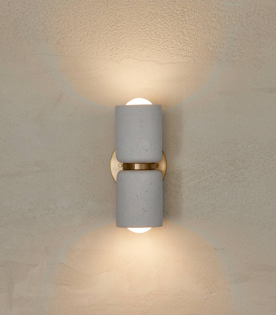 Marz Designs Terra Cylinder 2lt Wall Light featured within interior space