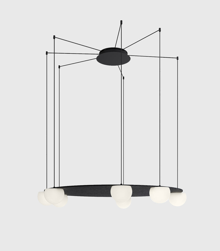 Estiluz Circ 7lt Pendant Light featured within interior space