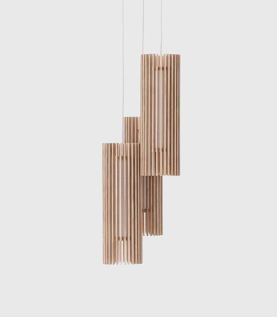 Maker Design Studio iO long pendant light in cluster