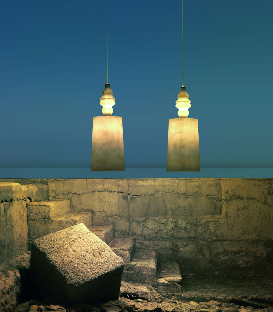Karman Alibabig Outdoor Pendant Light featured within a outdoor space