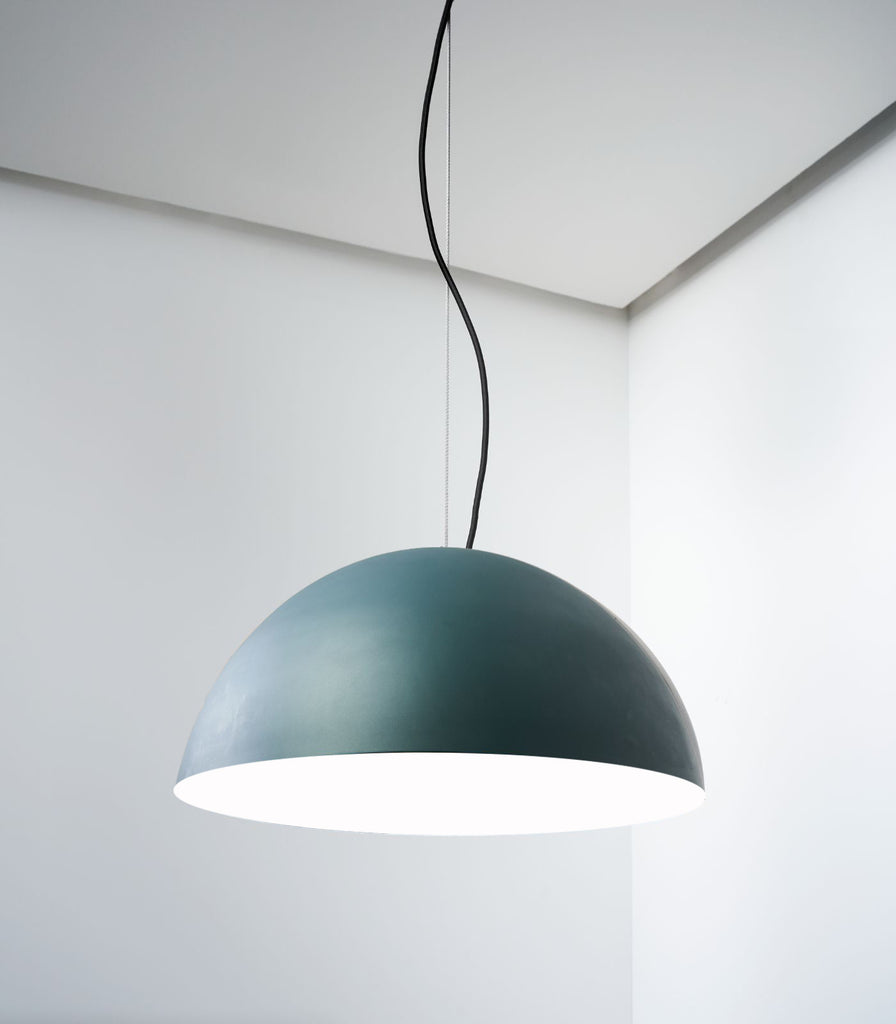 Amedeo Pendant Light by Zava ocean blue finish