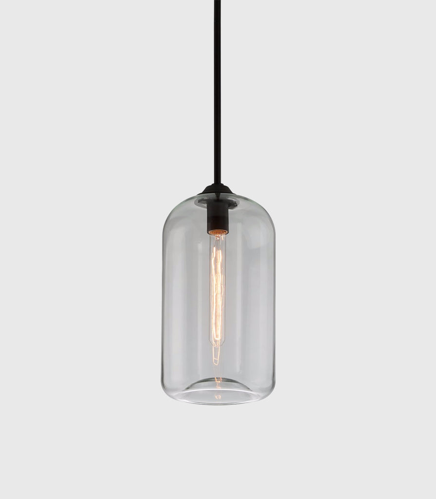 Hudson Valley District Pendant Light in Small/Clear Glass
