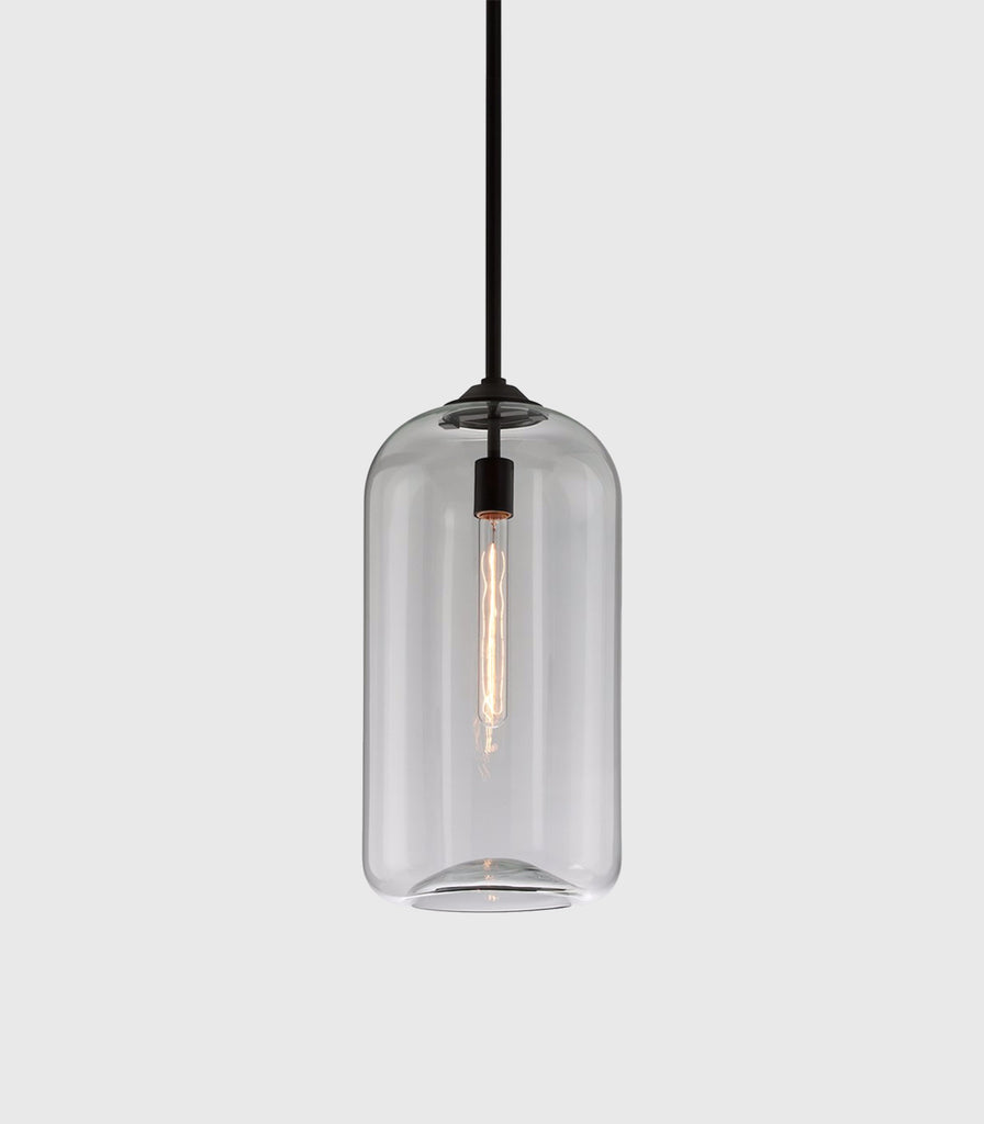 Hudson Valley District Pendant Light in Large/Clear Glass
