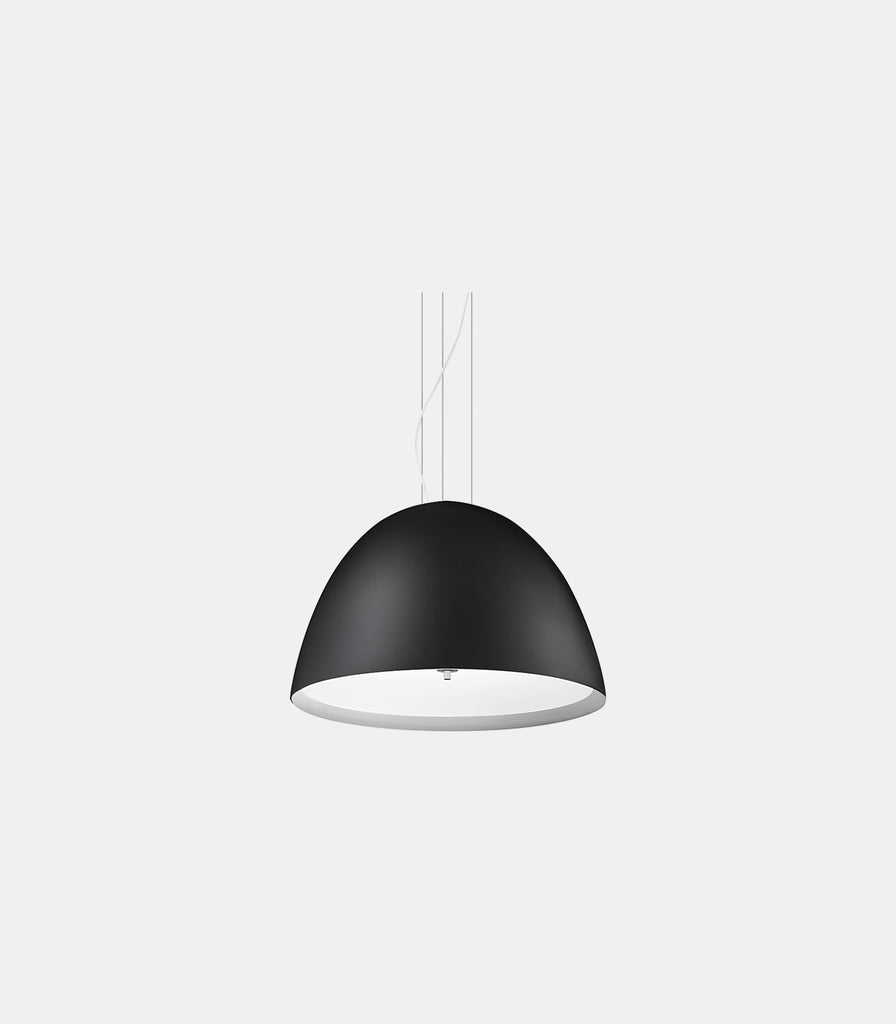 Panzeri Willy Glass Pendant Light in Black / Large